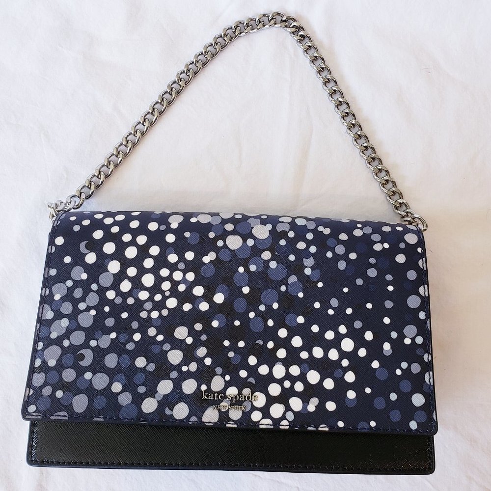 Kate Spade Cameron Dot Leather Crossbody/Clutch